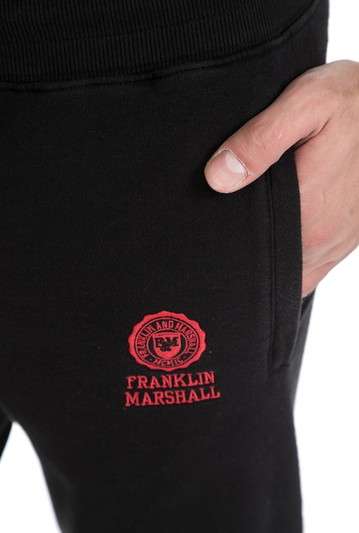 FRANKLIN & MARSHALL-Ανδρική φόρμα FRANKLIN & MARSHALL μαύρη          