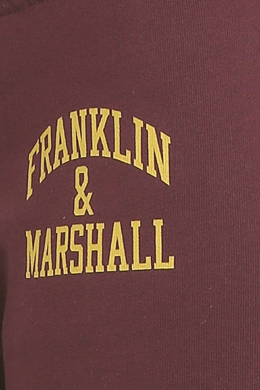 FRANKLIN & MARSHALL-Γυναικεία φόρμα FRANKLIN & MARSHALL μπορντό      