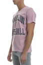 FRANKLIN & MARSHALL-Ανδρική μπλούζα Franklin & Marshall ροζ-μωβ