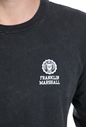 FRANKLIN & MARSHALL-Ανδρική μπλούζα FRANKLIN & MARSHALL μαύρη       
