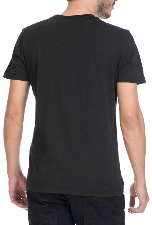 FRANKLIN & MARSHALL-Ανδρικό T-shirt FRANKLIN & MARSHALL μαύρο 