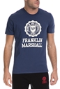 FRANKLIN & MARSHALL-Ανδρικό T-SHIRT JERSEY FRANKLIN & MARSHALL μπλε 