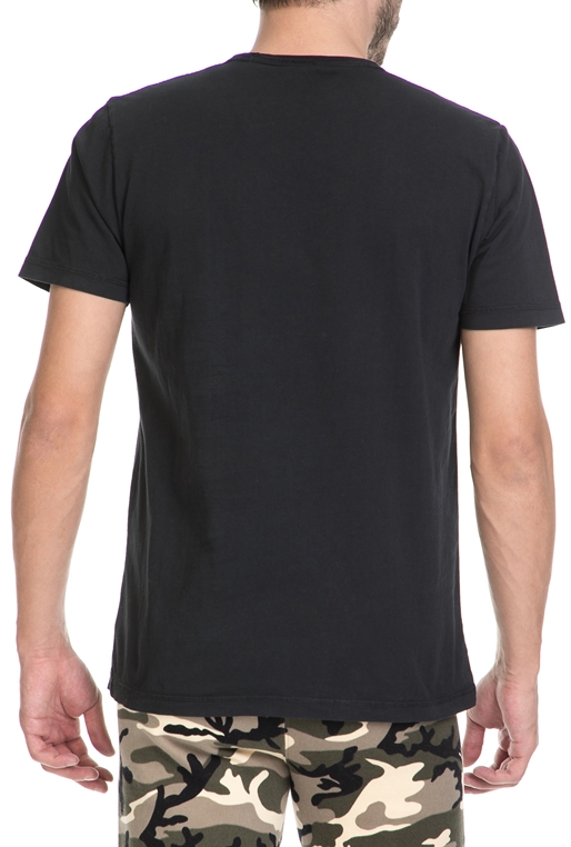 FRANKLIN & MARSHALL-Ανδρικό T-shirt FRANKLIN & MARSHALL μαύρο