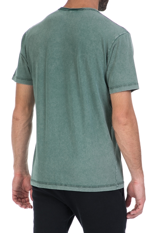 FRANKLIN & MARSHALL-Αντρική μπλούζα FRANKLIN & MARSHALL πράσινη  