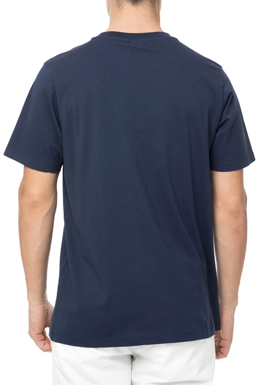 FRANKLIN & MARSHALL-Ανδρική κοντομάνικη μπλούζα FRANKLIN & MARSHALL μπλε 