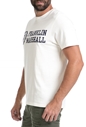 FRANKLIN & MARSHALL-Αντρική μπλούζα FRANKLIN & MARSHALL άσπρη    