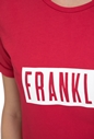 FRANKLIN & MARSHALL-Γυναικεία μπλούζα FRANKLIN & MARSHALL κόκκινη