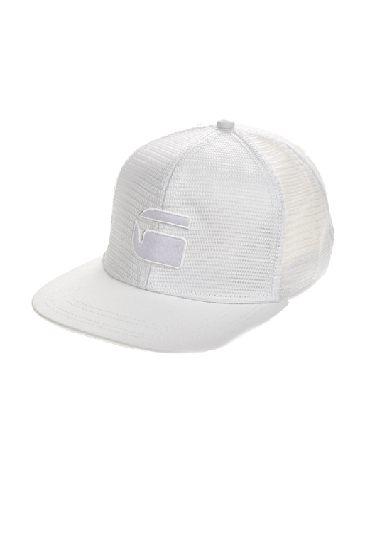 G-STAR RAW-Ανδρικό καπέλο G-STAR λευκό 