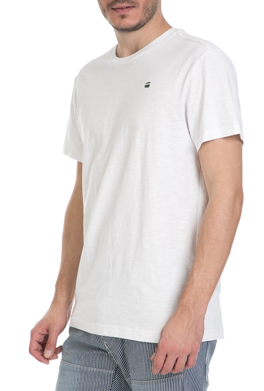 G-STAR-Ανδρική κοντομάνικη μπλούζα G-Star λευκή