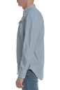 G-STAR RAW-Ανδρικό μακρυμάνικο πουκάμισο G-STAR RAW ριγέ μπλε λευκό