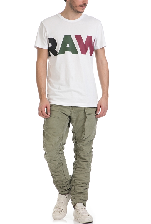 G-STAR RAW-Ανδρικό παντελόνι G-Star TENDRIC 3D TAPERED χακί