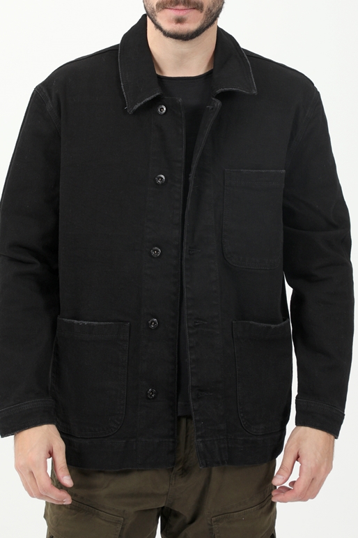 GABBA-Ανδρικό jacket GABBA μαύρο