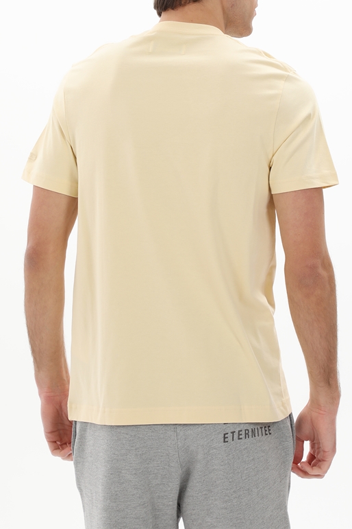 GABBA-Ανδρικό t-shirt GABBA 10247 Dune SS GOTS κίτρινη