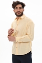 GABBA-Ανδρικό coconut πουκάμισο GABBA 10277 Harvey κίτρινο