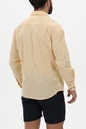 GABBA-Ανδρικό coconut πουκάμισο GABBA 10277 Harvey κίτρινο