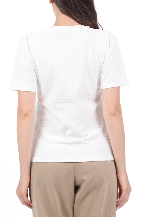 GARCIA JEANS-Γυναικείο t-shirt GARCIA JEANS λευκό