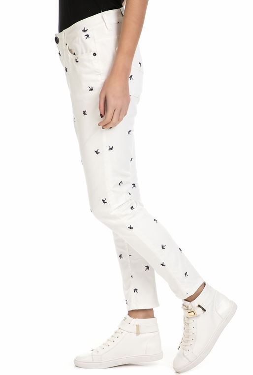 GARCIA JEANS-Γυναικείο τζιν παντελόνι Garcia Jeans λευκό