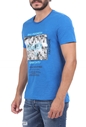 GAUDI-Ανδρικό t-shirt GAUDI FASHION μπλε