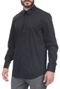 GUESS-Ανδρικό πουκάμισο GUESS SUNSET SHIRT - CLASSY STRE μαύρο