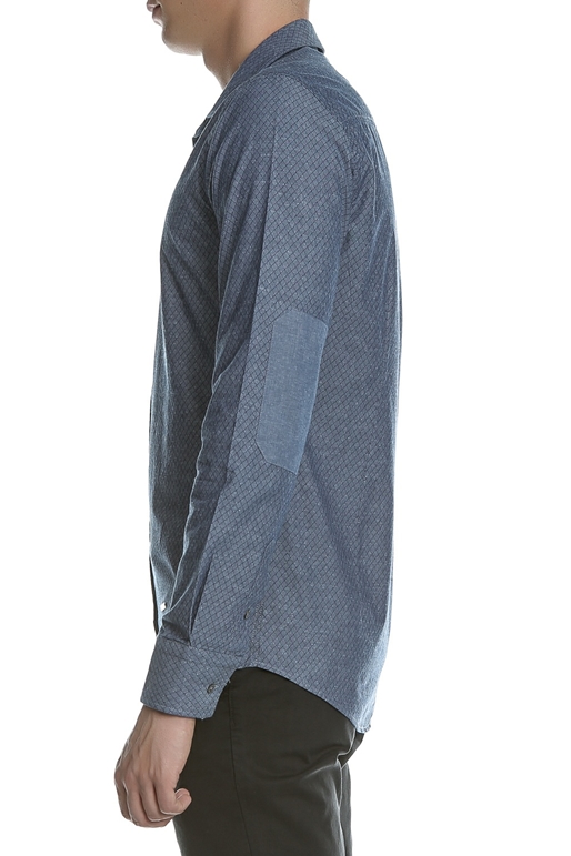 HAMAKI-Ανδρικό πουκάμισο HAMAKI μπλε        