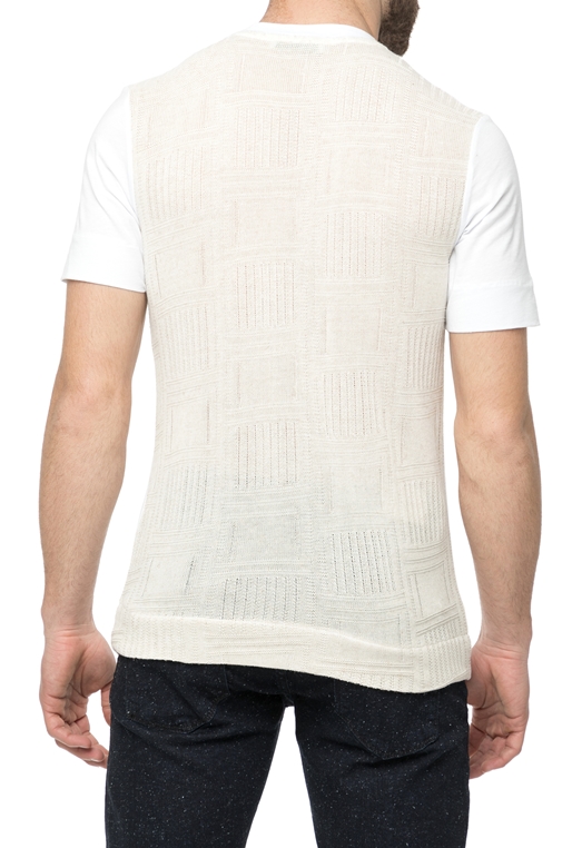 HAMAKI HO -Ανδρική κοντομάνικη μπλούζα HAMAKI HO λευκή 