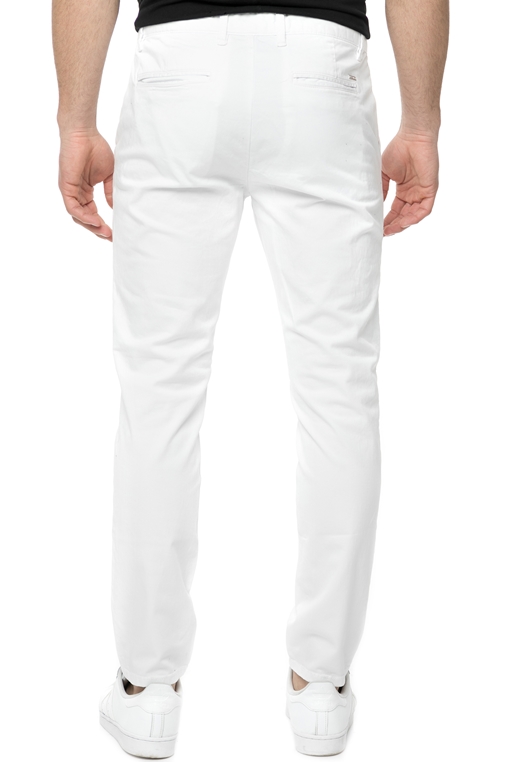 HAMAKI HO -Ανδρικό παντελόνι HAMAKI HO λευκό 