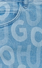 Hugo-Fusta din denim cu logo