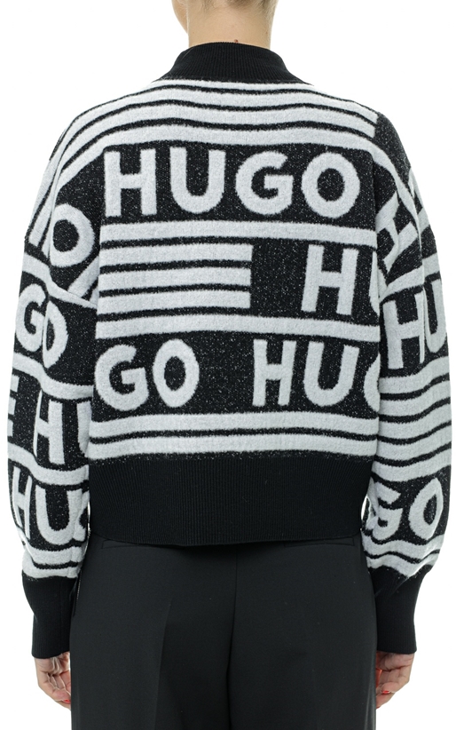 Hugo-Pulover jacquard cu logo