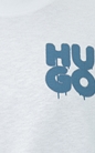 Hugo-Bluza cu logo graffiti pe spate