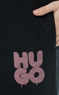 Hugo-Bermude din bumbac cu logo graffiti