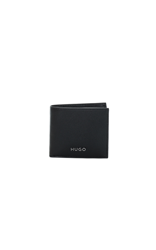 Hugo-Portofel din piele cu logo metalic