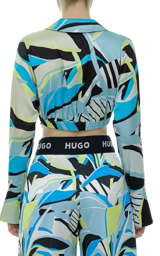 Hugo-Bluza petrecuta cu imprimeu grafic