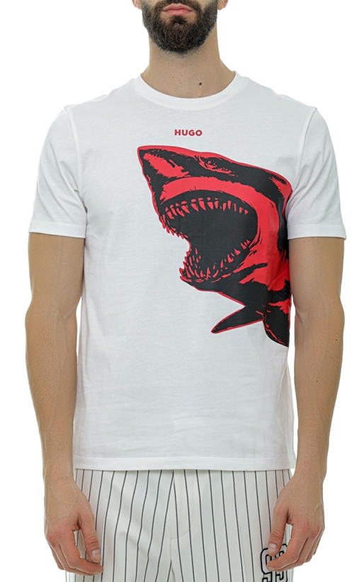 Hugo-Tricou cu ilustratie rechin