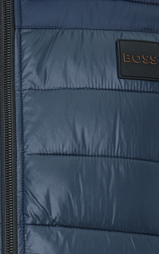 Boss Casual-Vesta matlasata cu patch logo