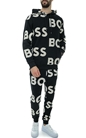 Boss Casual-Pantaloni jogger cu imprimeu cu logo