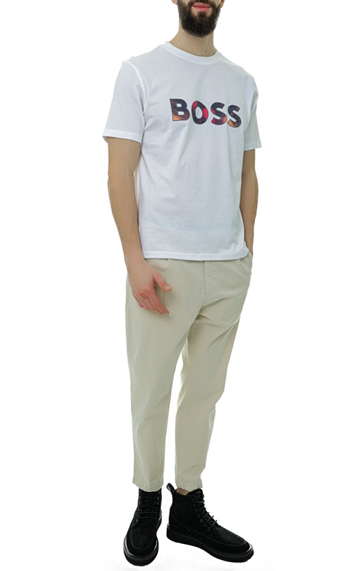 Boss Casual-Pantaloni cu design uni