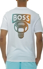 Boss Casual-Tricou cu imprimeu decorativ