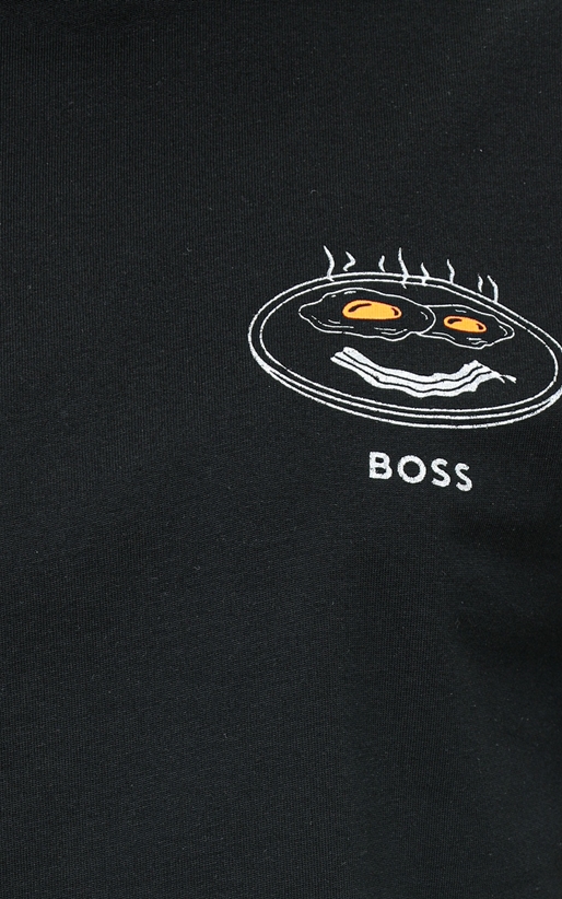 Boss Casual-Tricou cu ilustratie decorativa