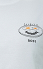 Boss Casual-Tricou cu ilustratie decorativa