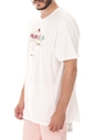 HURLEY-Ανδρική μπλούζα HURLEY ONLY THE ISLANDS S/S λευκή
