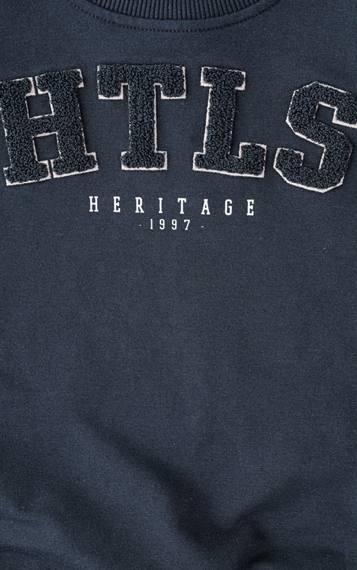 Heavy Tools-Bluza cu logo grafic din bumbac periat Davy - Scolari