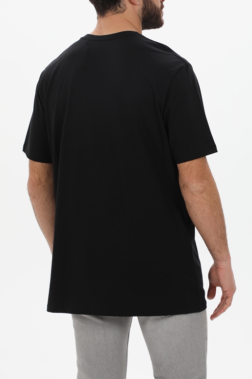 JACK & JONES-Ανδρικό t-shirt plus size JACK & JONES 12158505 JJECORP μαύρο