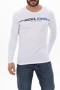 JACK & JONES-Ανδρική μπλούζα JACK & JONES 12219843 JCOFREDERIK λευκή