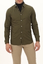 JACK & JONES-Ανδρικό πουκάμισο JACK & JONES 12225469 JJETWILL πράσινο