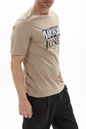JACK & JONES-Ανδρικό t-shirt JACK & JONES 12228774 JORCRAYON BRANDING εκρού
