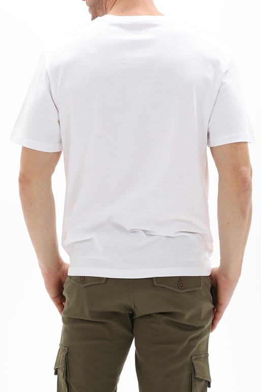 JACK & JONES-Ανδρικό t-shirt JACK & JONES 12230685 JORKEITHHARING FRONT λευκό
