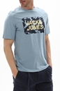JACK & JONES-Ανδρικό t-shirt JACK & JONES 12232356 JCOLAUGE μπλε