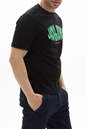 JACK & JONES-Ανδρικό t-shirt JACK & JONES 12232652 JORMARQUE μαύρο πράσινο