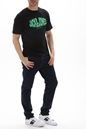 JACK & JONES-Ανδρικό t-shirt JACK & JONES 12232652 JORMARQUE μαύρο πράσινο
