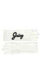 JUICY COUTURE-Γυναικεία γάντια JUICY JACQUARD λευκά